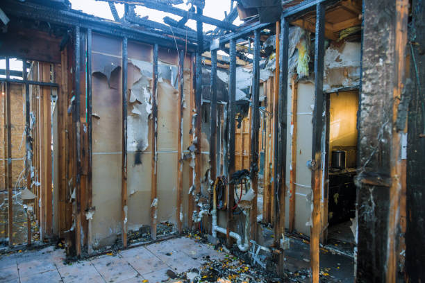 Professional Fire Damage Restoration technician working in Star, ID